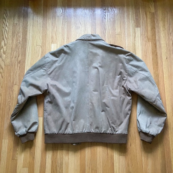 Vintage leather bomber jacket by Adventure Bound Originals - Picture 3 of 4